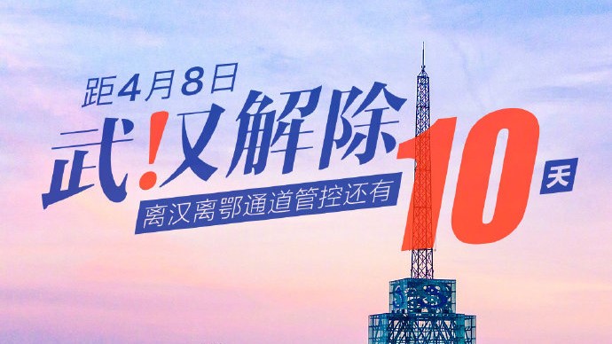 Wuhan nicht versiegelten Countdown 10 Tage