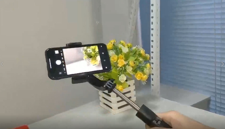 tragbare l08 kardanisch stabilisator stativ selfie stick stativ mit kabelloser Bluetooth fernbedienung fo